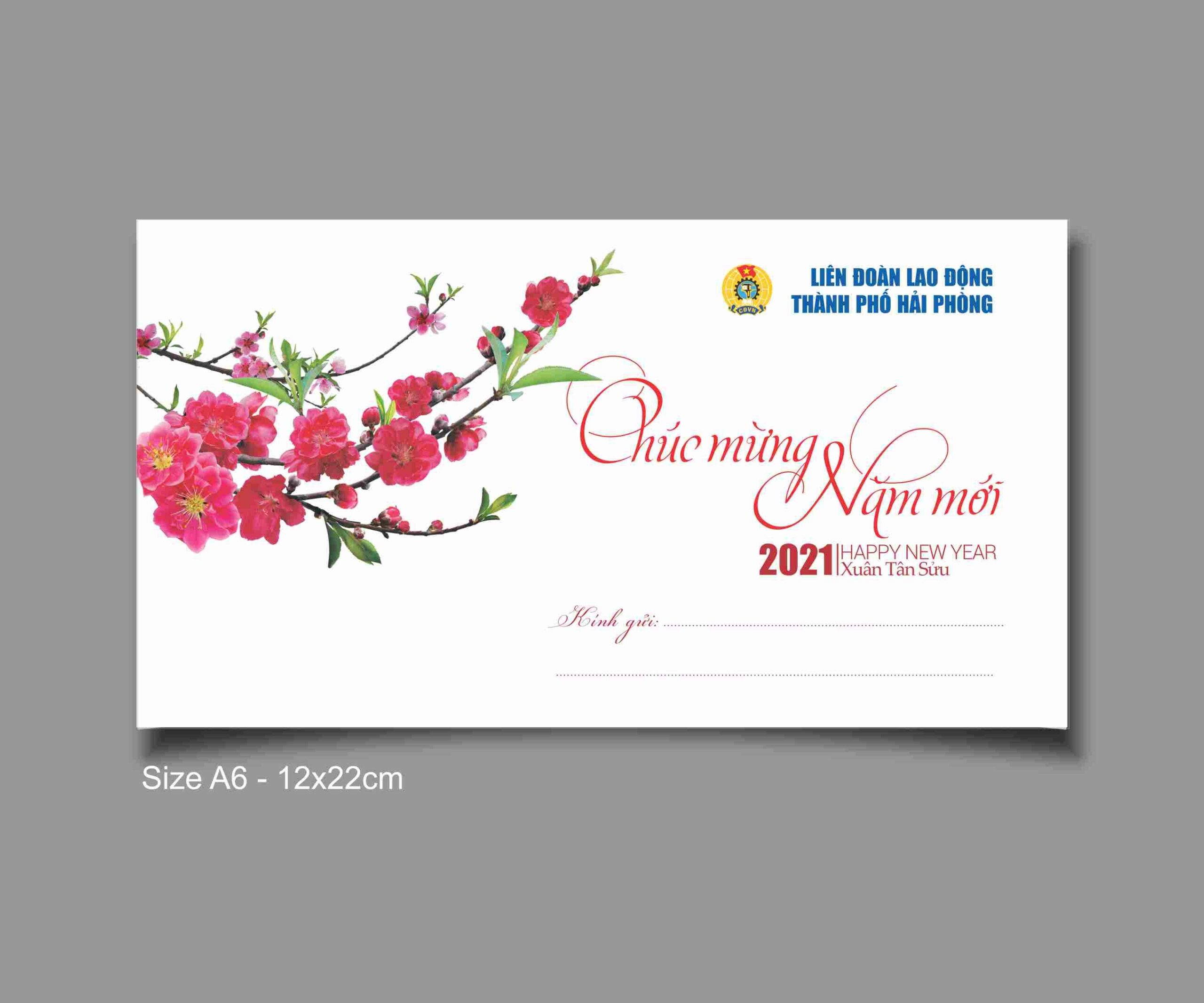 Mẫu thiết kế phong bì chuẩn tại In ấn T&T
