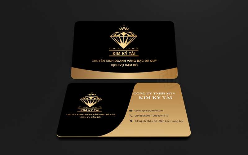 Mẫu card visit sang trọng