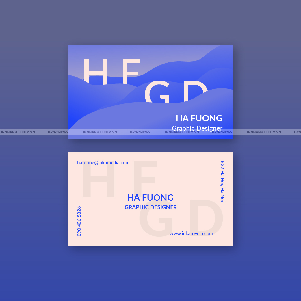 mẫu card visit cá nhân đẹp
