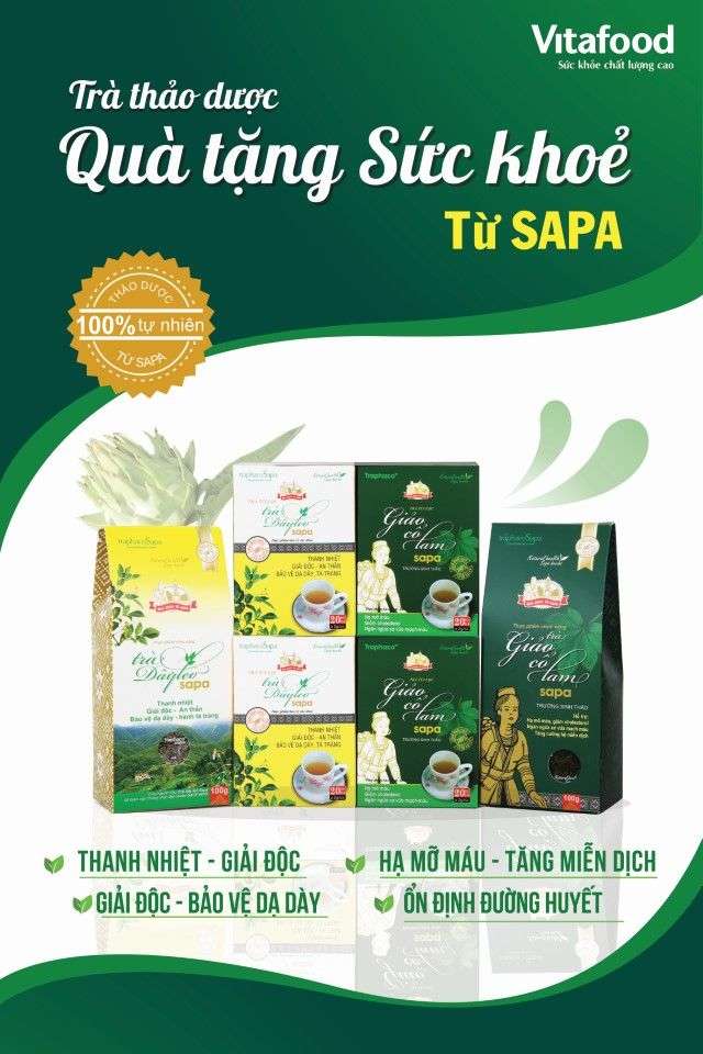 Mẫu Poster Trà thảo dược do In ấn T&T thực hiện