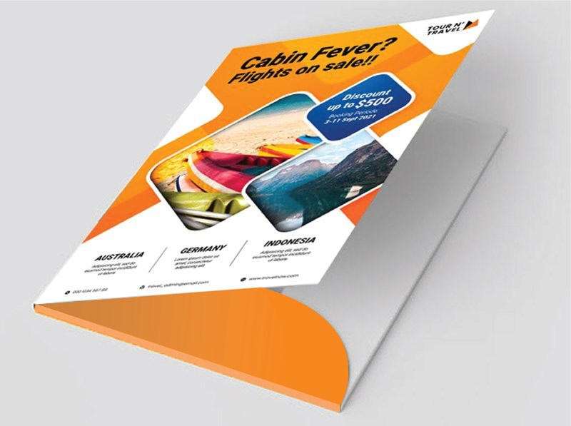 Mẫu thiết kế folder dạng hộp