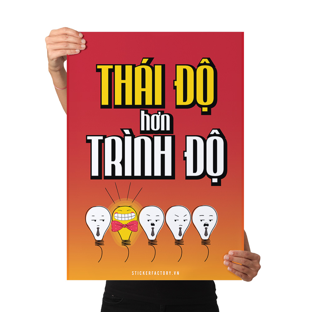 Mẫu poster đưa ra quan điểm