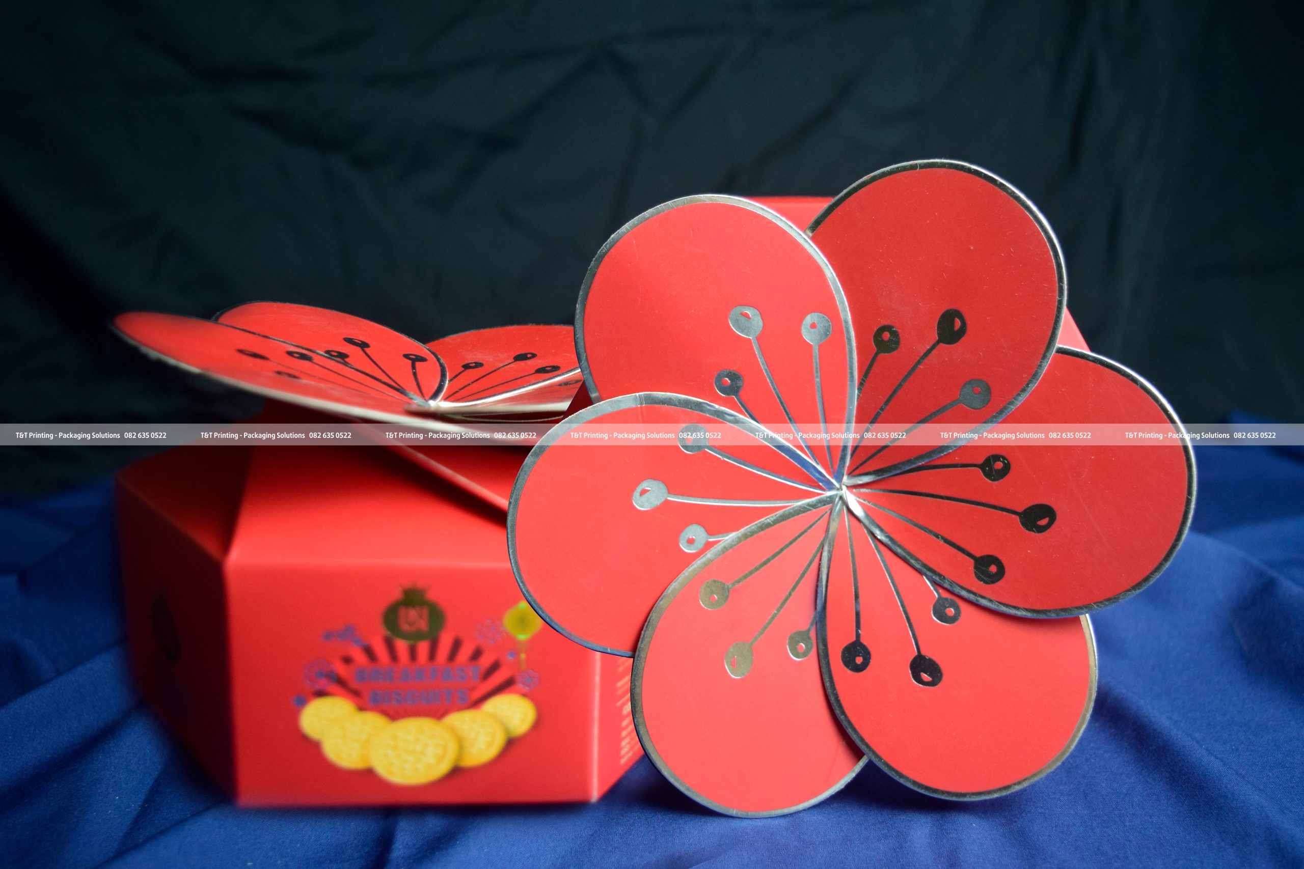 In hộp giấy lục giác
