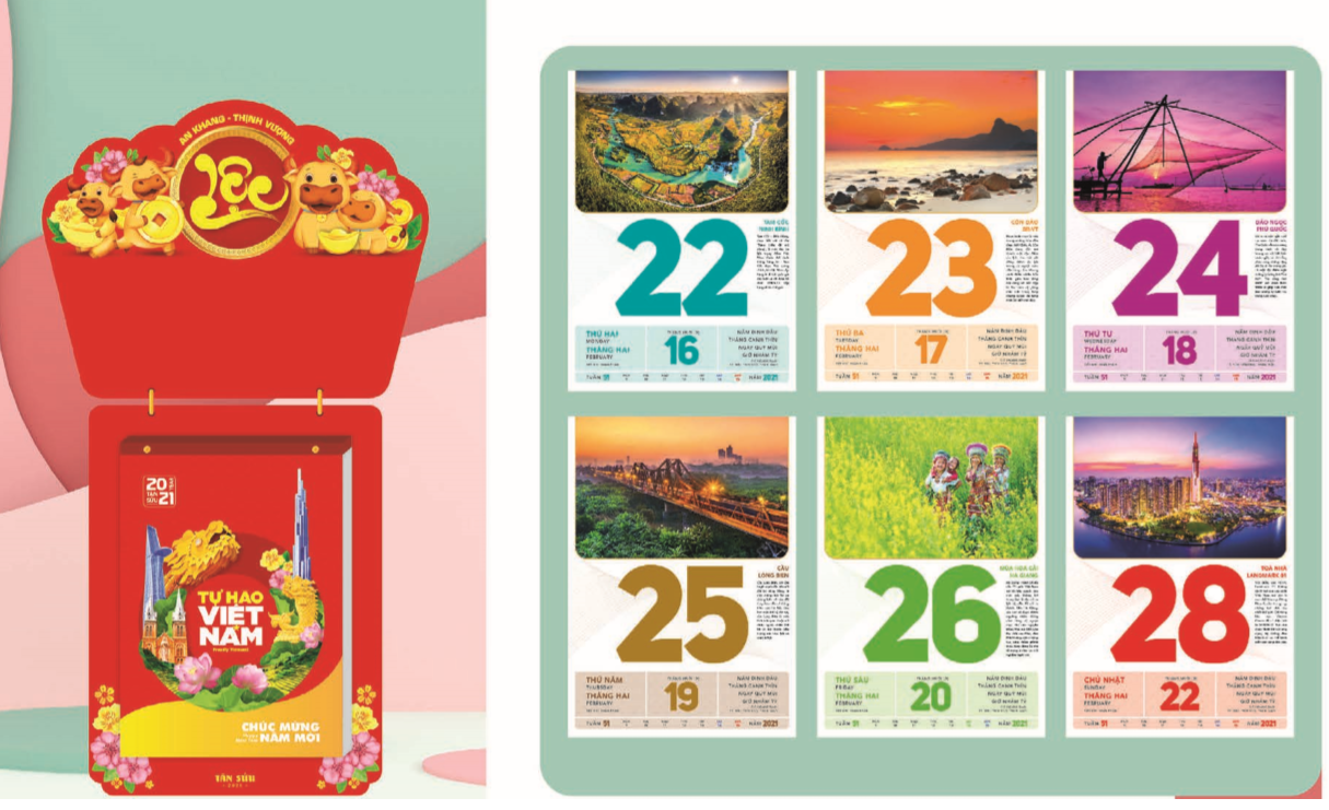 In lịch tết