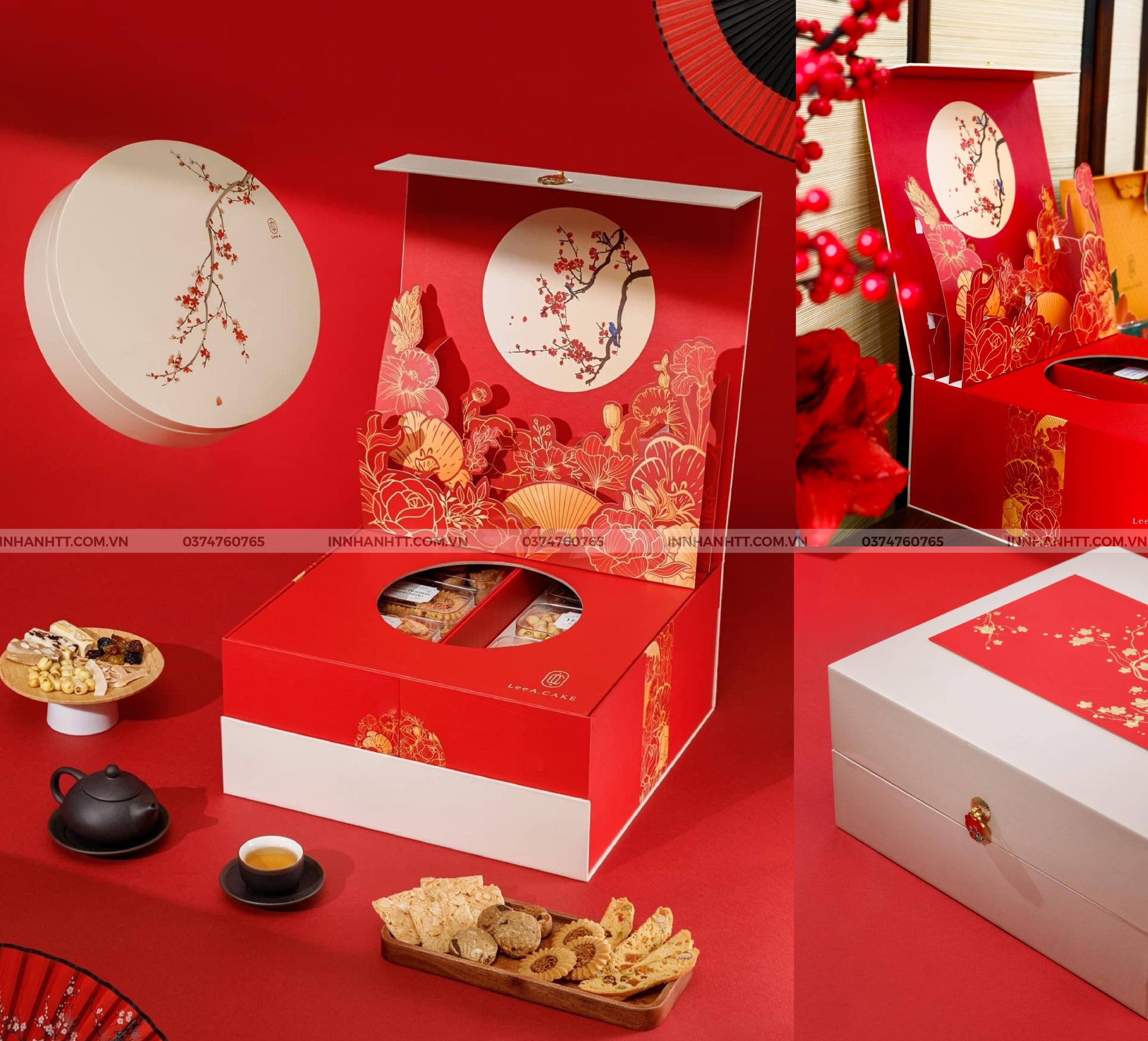 thiết kế bao bì hộp quà theo yêu cầu