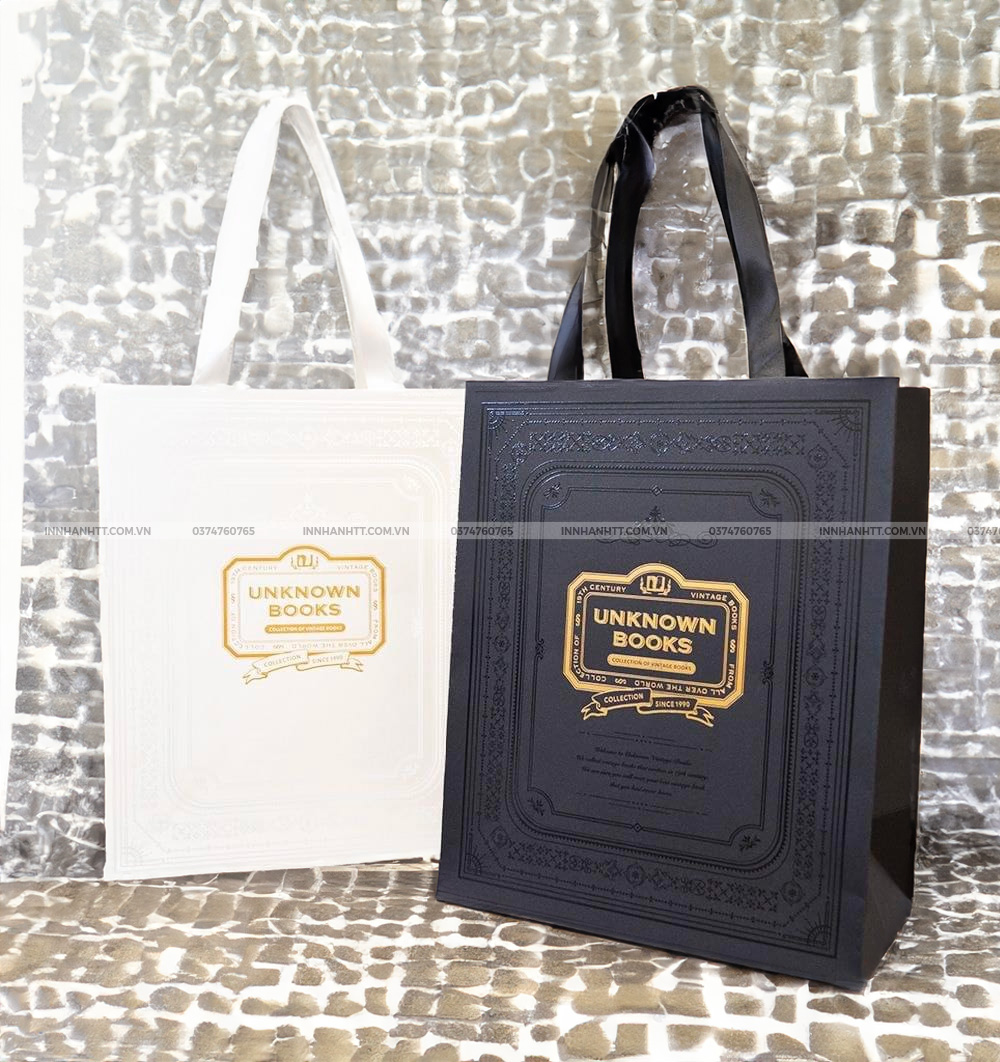 mẫu thiết kế túi giấy sang trọng