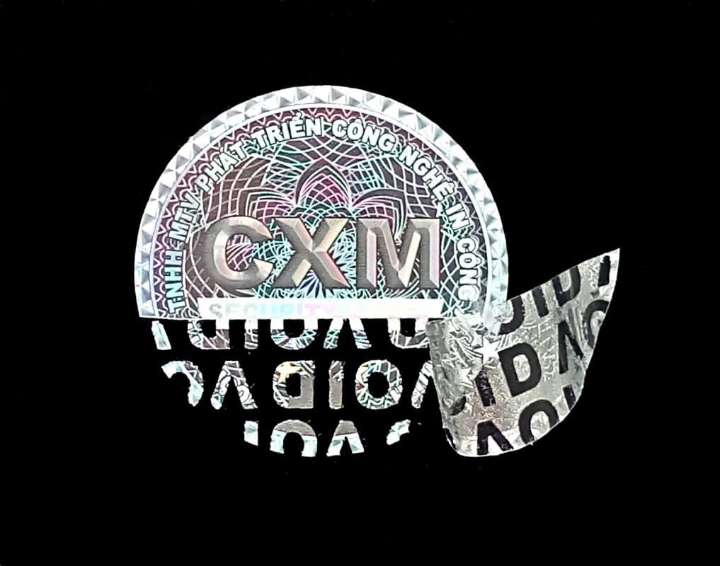 Tem 7 màu bảo hành tổ ong, void