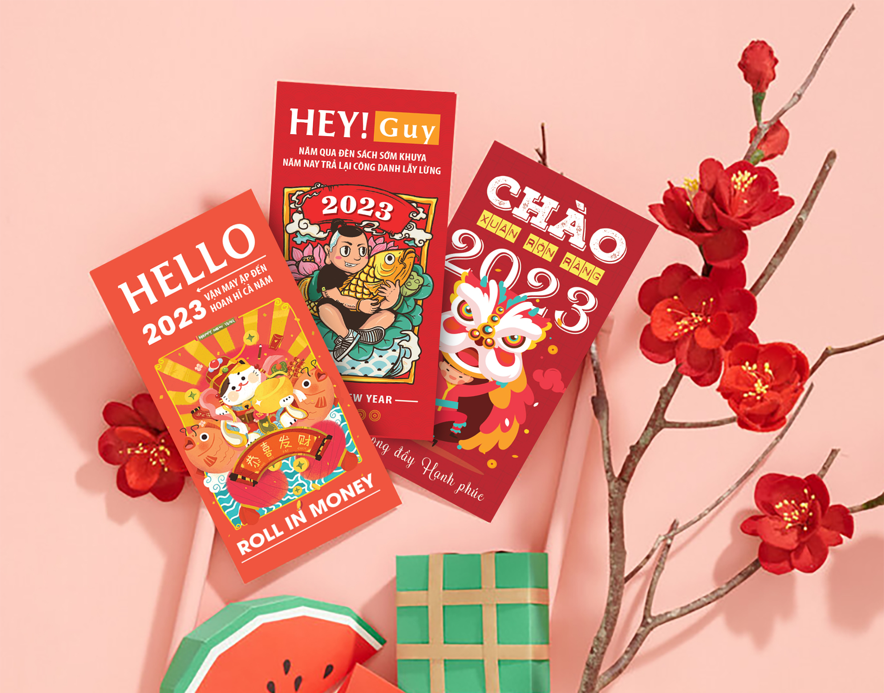 In bao lì xi tết nguyên đán
